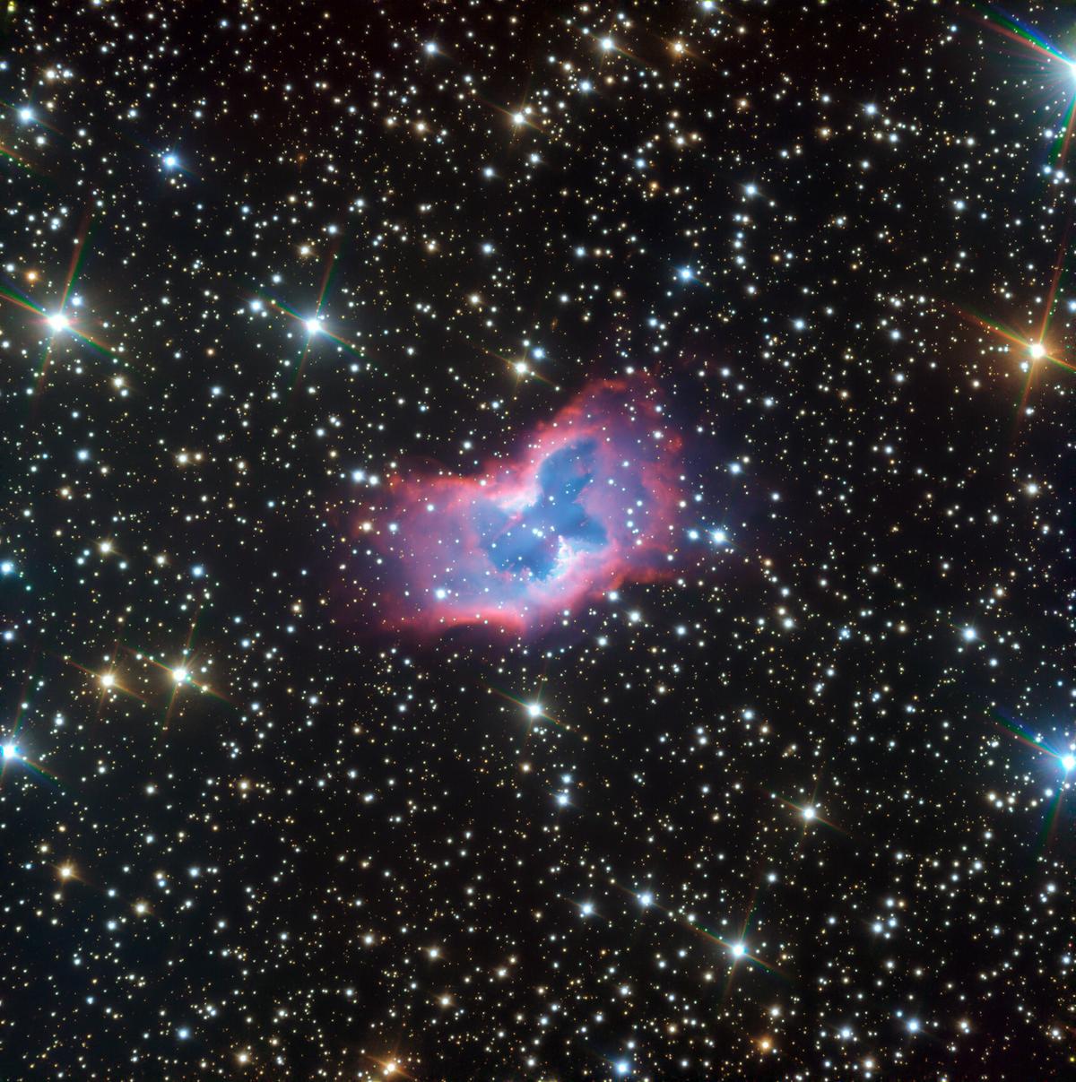 This image of the planetary nebula NGC 2899 is the most detailed look at the "space butterfly" yet, captured by the European Space Observatory's Very Large Telescope. (Courtesy of <a href="https://www.eso.org/public/images/eso2012a/">ESO</a>)