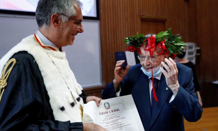 ‘Knowledge Is a Treasure’: Italy’s Oldest Student Graduates University at 96 Years of Age