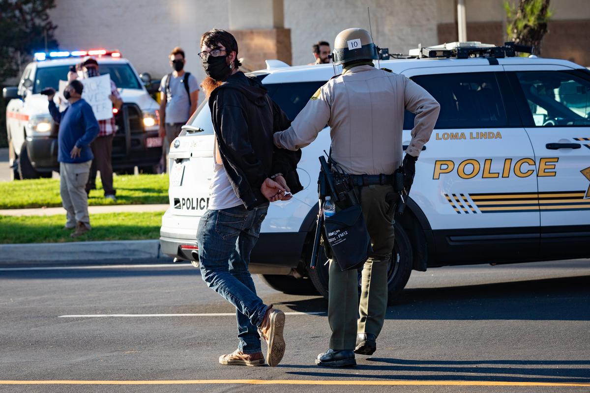 Three Men Charged With Felonies for Yucaipa Protest