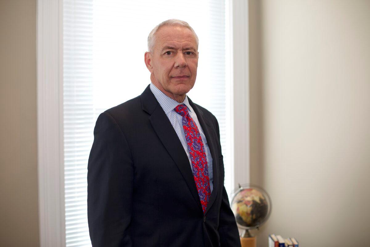 Rep. Ken Buck (R-Colo.) at the Conservative Partnership Institute in Washington on July 27, 2020. (Brendon Fallon/The Epoch Times)