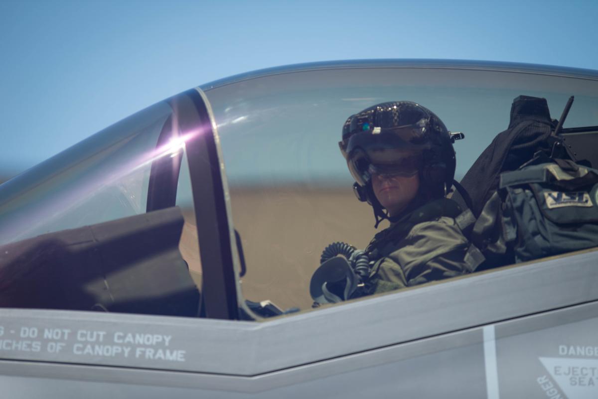 <span class="ILfuVd"><span class="hgKElc">Lt. Co</span></span>l. Bann piloting the F-35 Lightning II from Fort Worth, Texas (<a href="https://www.dvidshub.net/image/3532044/norways-seventh-f-35-arrival">Staff Sgt. Jensen Stidham</a>/U.S. Air Force)