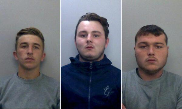 (L-R) Jessie Cole, Albert Bowers, and Henry Long, who were convicted of killing Police Constable Andrew Harper in Berkshire, United Kingdom, on Aug. 15, 2019. (Thames Valley Police)