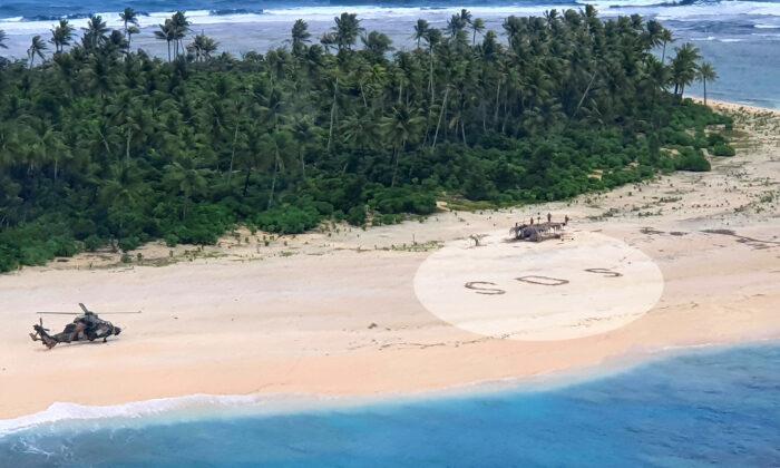 3 Men on Deserted Pacific Island Rescued After Writing SOS in Sand
