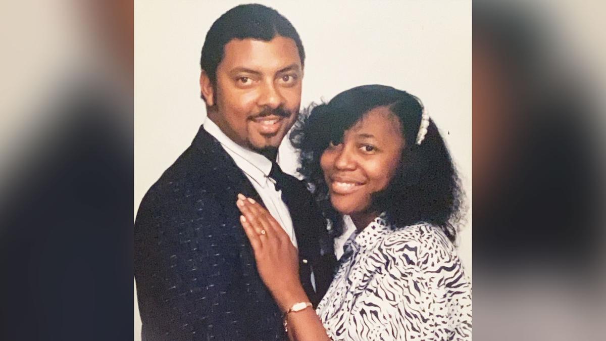 The couple met in high school but got married after reconnecting in their 20s. (Courtesy of Delon Adams)