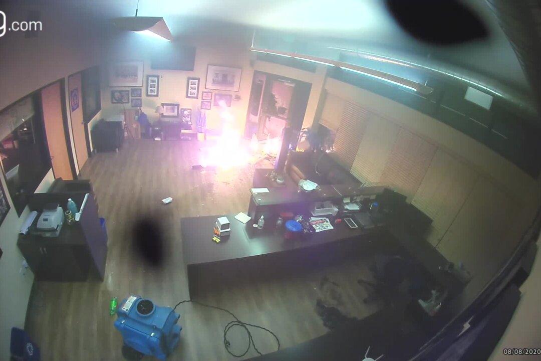 Riot Declared as Fire Burns in Portland Police Union Offices