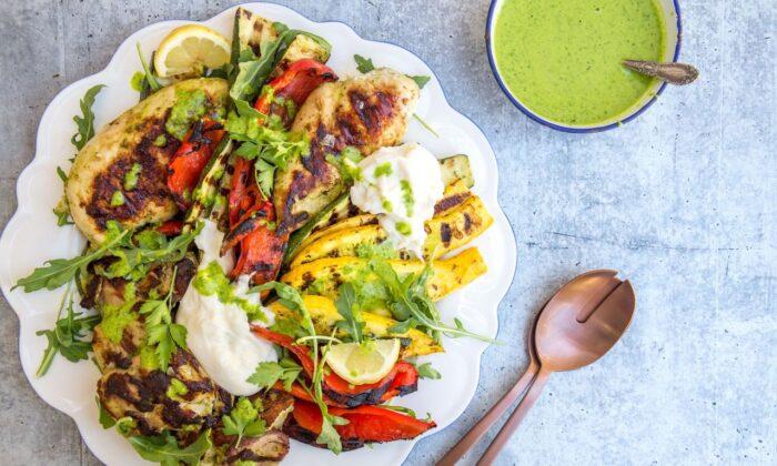Make This Grilled Chicken and Veggie Platter Your Go-To Summer Dish