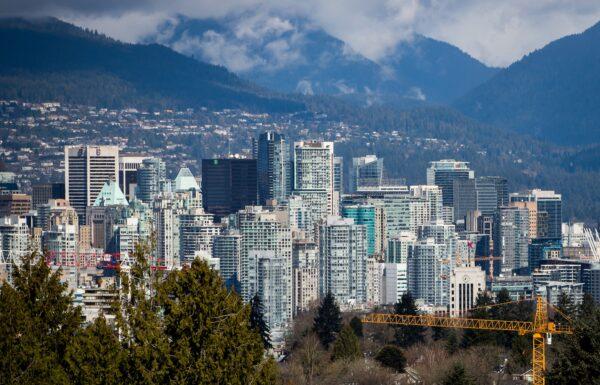 The downtown Vancouver skyline on March 30, 2018. (The Canadian Press/Darryl Dyck)