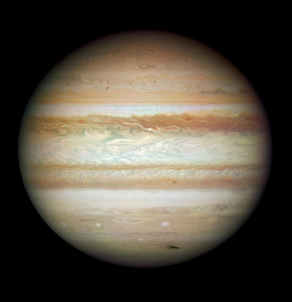 In this image provided by NASA, ESA, and the Hubble SM4 ERO Team, the planet Jupiter is pictured July 23, 2009, in space. (NASA, ESA, and the Hubble SM4 ERO Team via Getty Images)