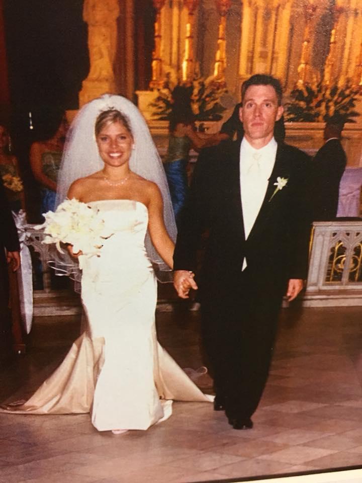 Ronnie with his wife on their wedding day in 2002. (Courtesy of <a href="https://www.facebook.com/CaptRonnie">Ronnie Delaune</a>)