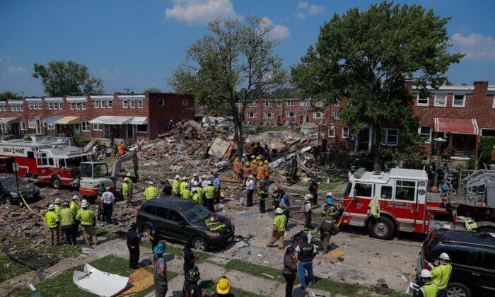 Baltimore Homes Leveled by Gas Explosion; 1 Dead, at Least 4 Hospitalized