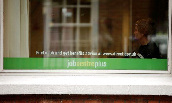 An exterior view of the Job Centre Plus office in Westminster in London, England, on Sept. 8, 2011. (Matthew Lloyd/Getty Images)