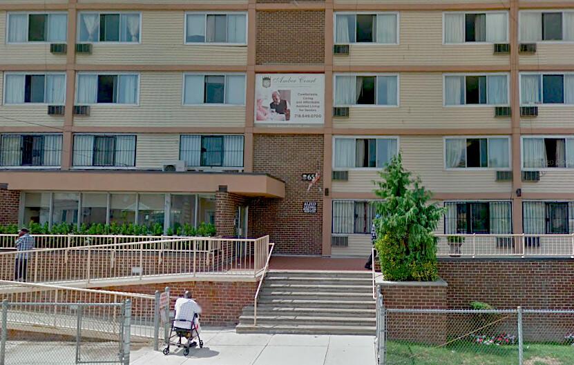 Amber Court assisted-living facility in Brooklyn, New York City. (Screenshot/<a href="https://www.google.com/maps/@40.6491807,-73.8977924,3a,57.9y,228.05h,92.38t/data=!3m6!1e1!3m4!1s9xuMSrTqD9DOzQ1mkFnGIw!2e0!7i13312!8i6656">Google Maps</a>)