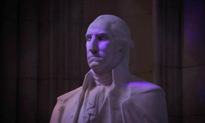 George Washington Statue Toppled, 6 Arrested