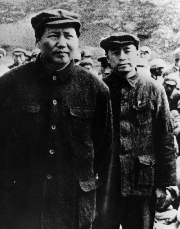  Mao Zedong (L), with Zhou Enlai, leaders of the Chinese Communist party, pictured in 1935. (Keystone/Getty Images)
