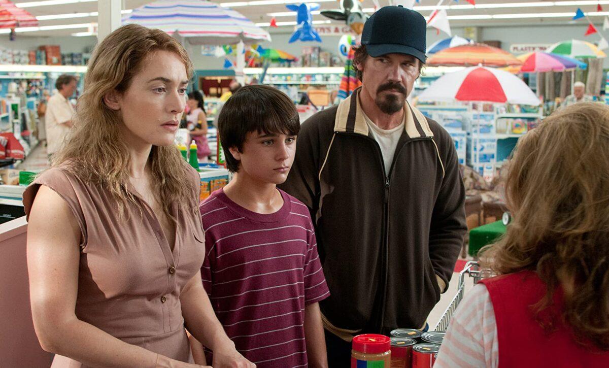 Kate Winslet, Gattlin Griffith, and Josh Brolin in "Labor Day." (Dale Robinette/Paramount Pictures)