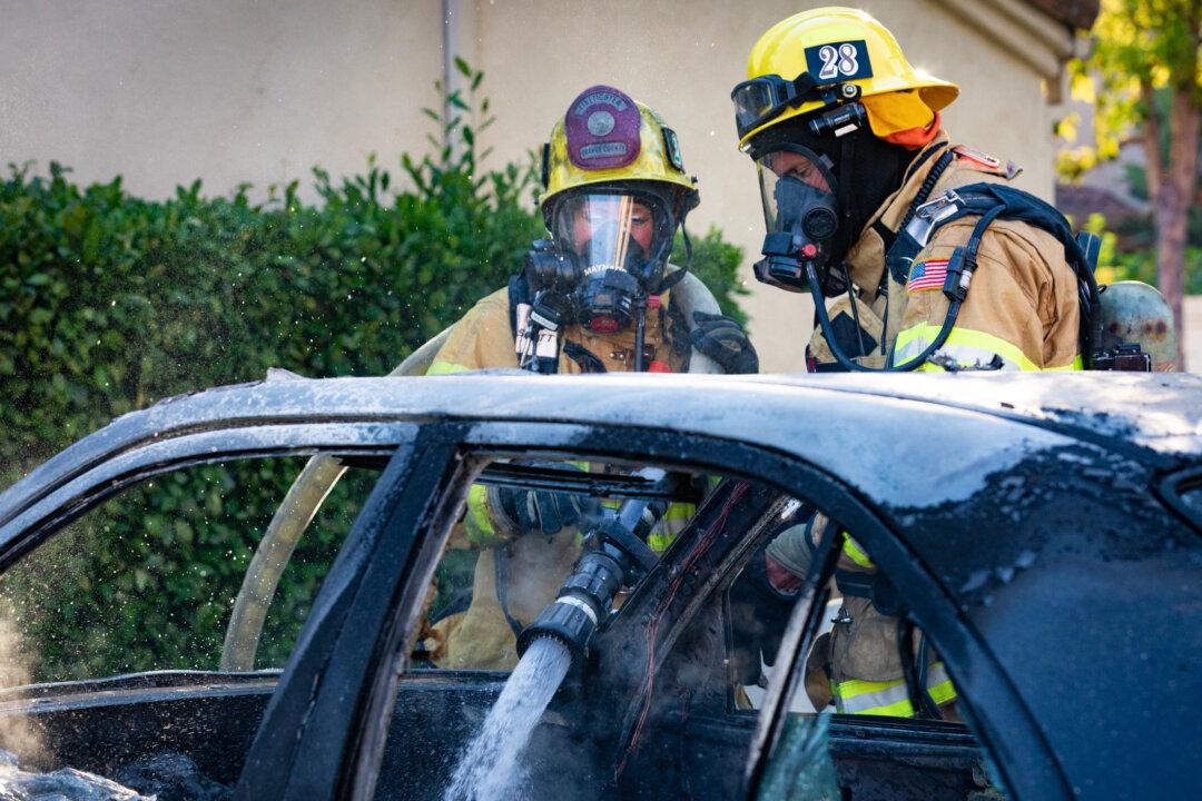 Car Explodes in Irvine Residential Neighborhood