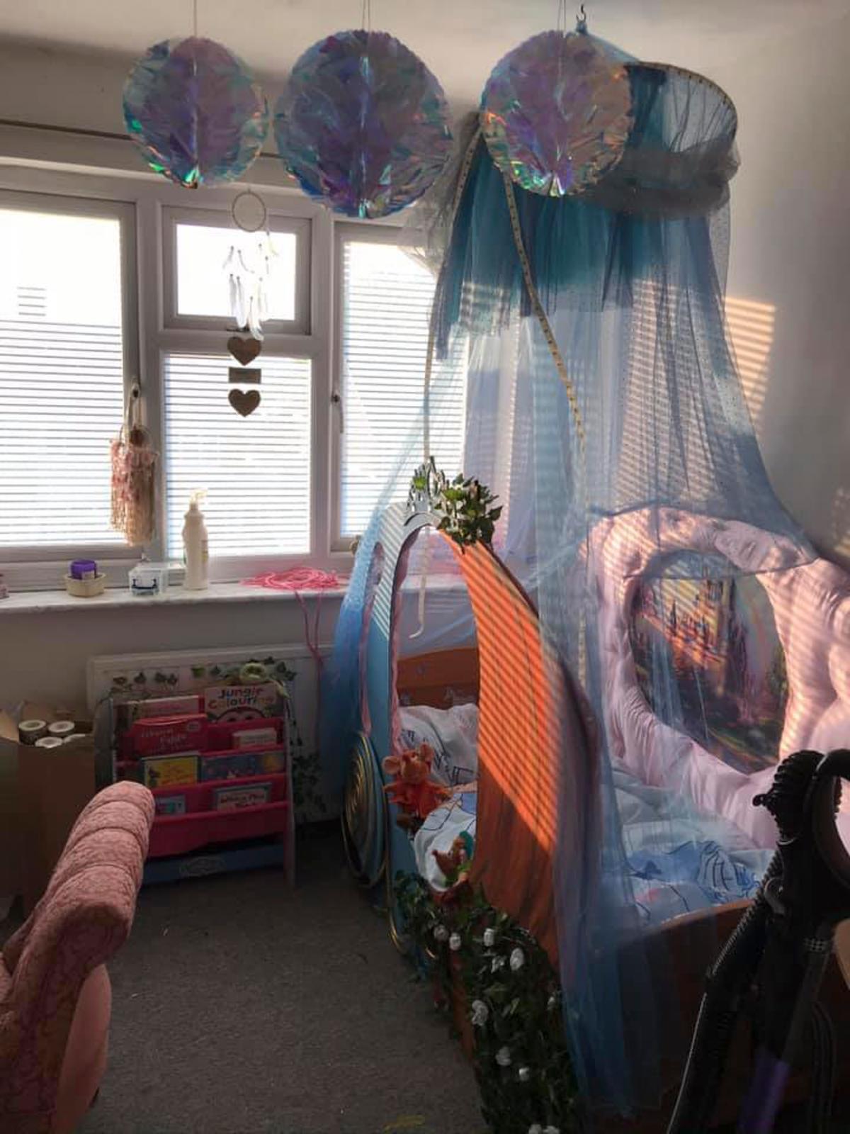 Ellie Mae's room after the transformation. (Caters News)