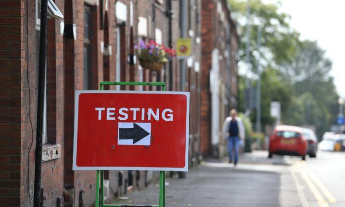 UK to Roll Out CCP Virus Tests for Asymptomatic People