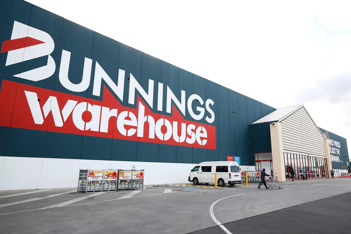 Bunnings Warehouse is seen in Maribyrnong on August 4, 2020 in Melbourne, Australia. (Daniel Pockett/Getty Images)