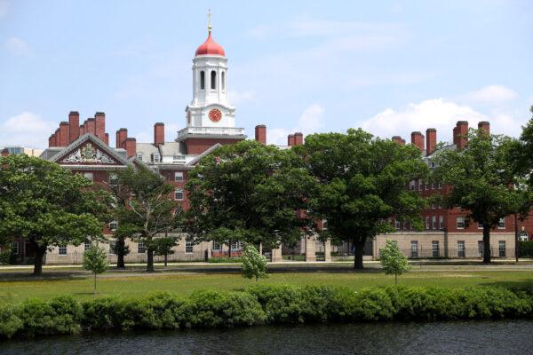 A view of the campus of Harvard University in Cambridge, Mass., on July 8, 2020. (Maddie Meyer/Getty Images)