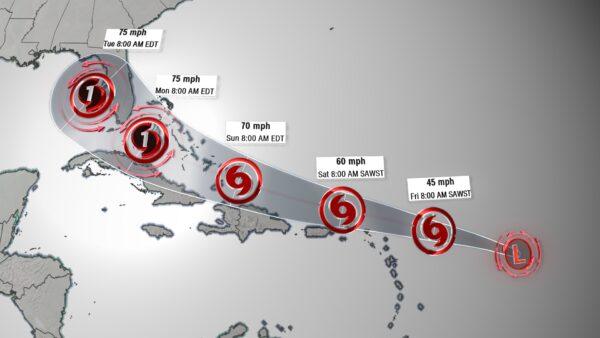 The first system to watch is Tropical Depression Thirteen (TD-13). (CNN Weather)