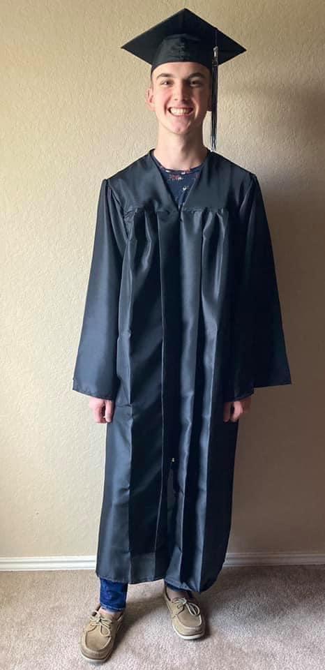 Cameron recently graduated from high school. (Courtesy of Kirk Barker)
