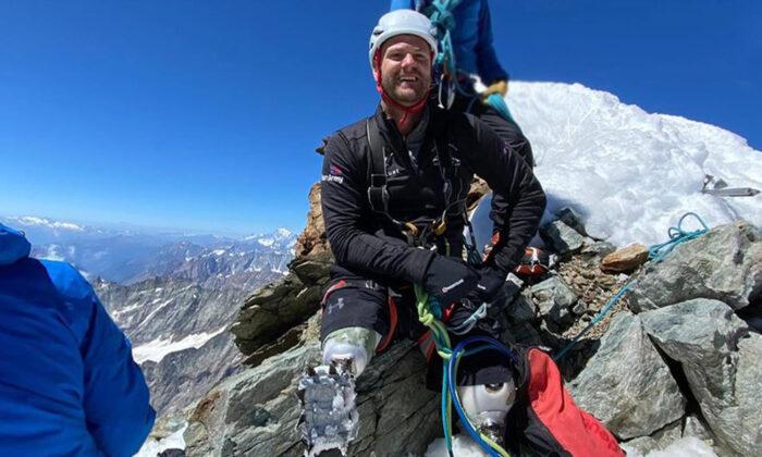 Veteran Becomes First Double Amputee to Summit the Matterhorn After Losing Legs in Iraq