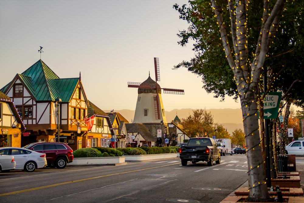 The town of Solvang, Calif., is known for its Danish-style architecture. (Shutterstock)