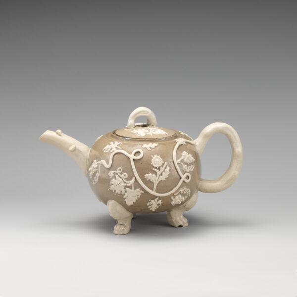 A Staffordshire teapot, circa 1740. (The Metropolitan Museum of Art)