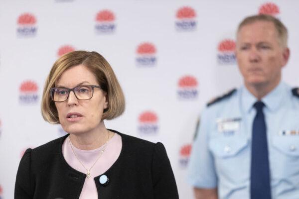 NSW Chief Health Officer Kerry Chant at a press conference in Homebush in Sydney, Australia on Aug. 17, 2020. (Brook Mitchell/Getty Images)