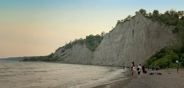 Large Section of Scarborough Bluffs Collapses, No One Injured