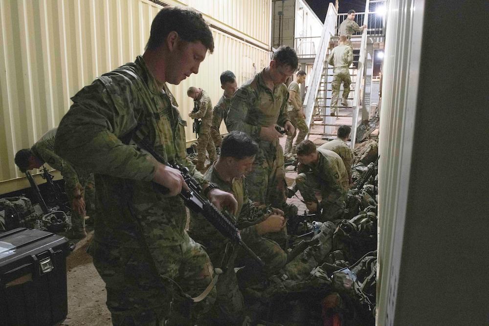 U.S. Army Soldiers from the 1st Battalion, 187th Infantry Regiment based out of Fort Campbell, Kentucky, and deployed with East Africa Response Force (EARF). (<a href="https://www.dvidshub.net/image/6227061/east-africa-response-force">Chief Mass Communication Specialist Elisandro T. Diaz</a>/U.S. Navy)