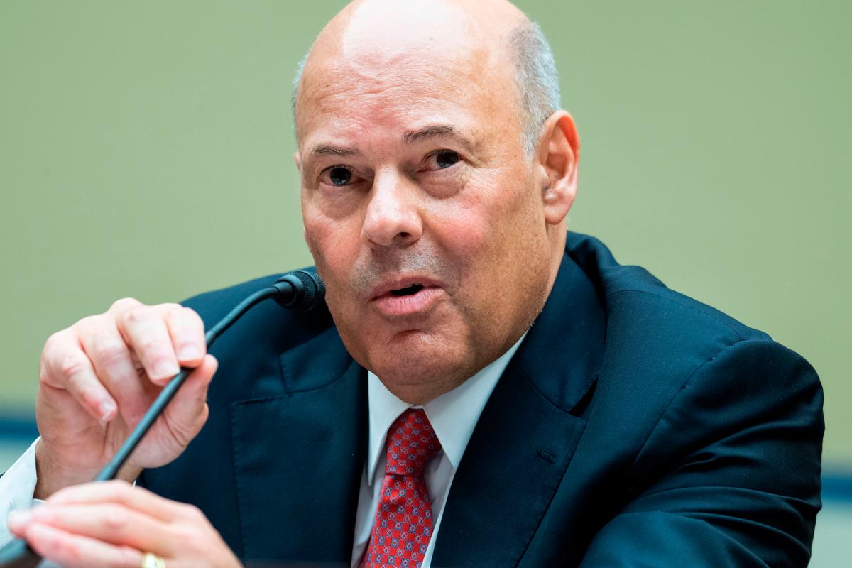 Postmaster General Louis DeJoy testifies during a House Oversight and Reform Committee hearing on slowdowns at the Postal Service ahead of the November elections on Capitol Hill in Washington on Aug. 24, 2020. (Tom Williams/AFP)