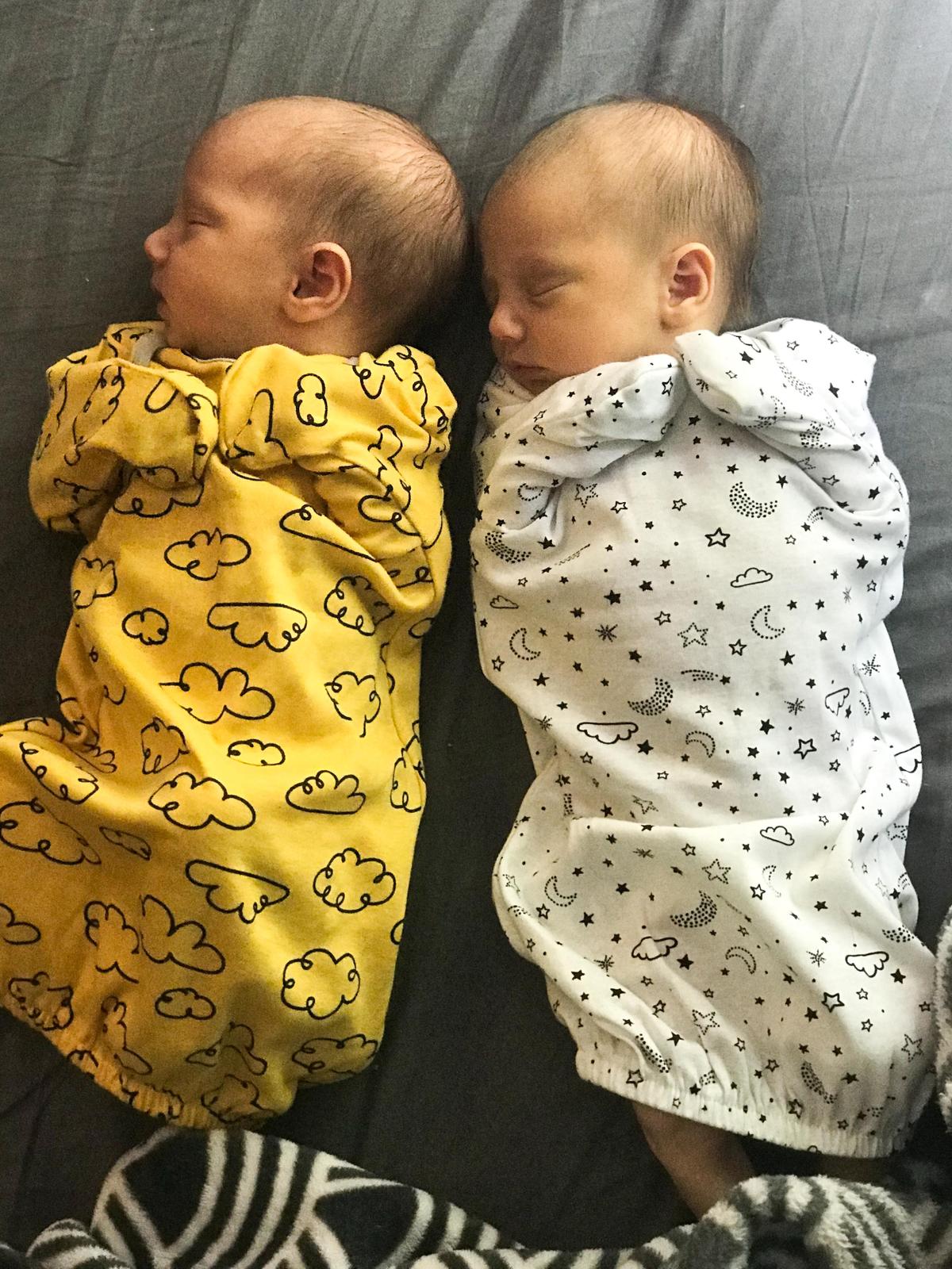 Twins Ada Maze and Billie June. (Caters News)