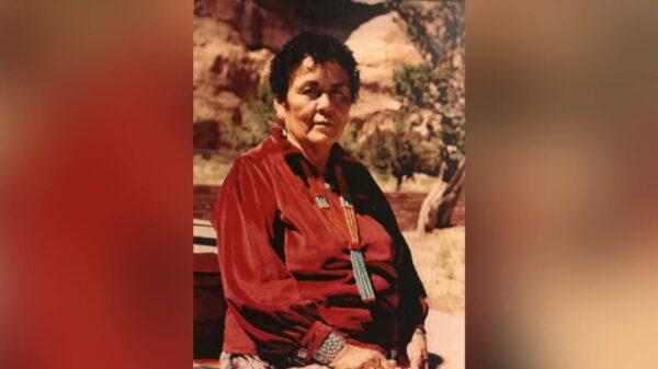 This undated photo shows Alyce Slim in Window Rock, Ariz., on the Navajo Nation. (Michael B. Slim via AP)