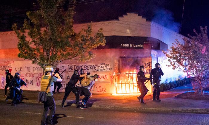 Portland Police Union Relocating After Being Repeatedly Targeted by Antifa