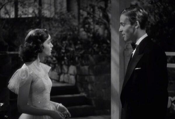 Teresa Wright and Richard Ney in “Mrs. Miniver.” (MGM)