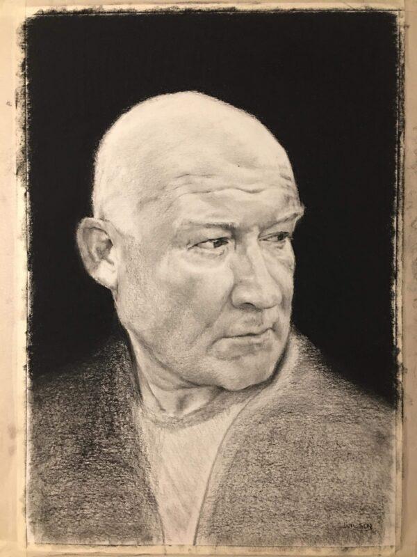 A portrait of author Ethan Gutmann by Paula Wilson. (Courtesy of Paula Wilson)