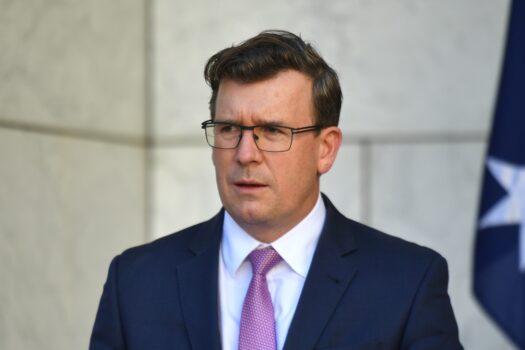 Australia's Minister for Cities Alan Tudge at a press conference at Parliament House in Canberra, Australia, on July 9, 2020. (AAP Image/Mick Tsikas)