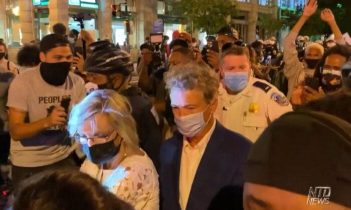 Protestors Harass Attendees Leaving RNC