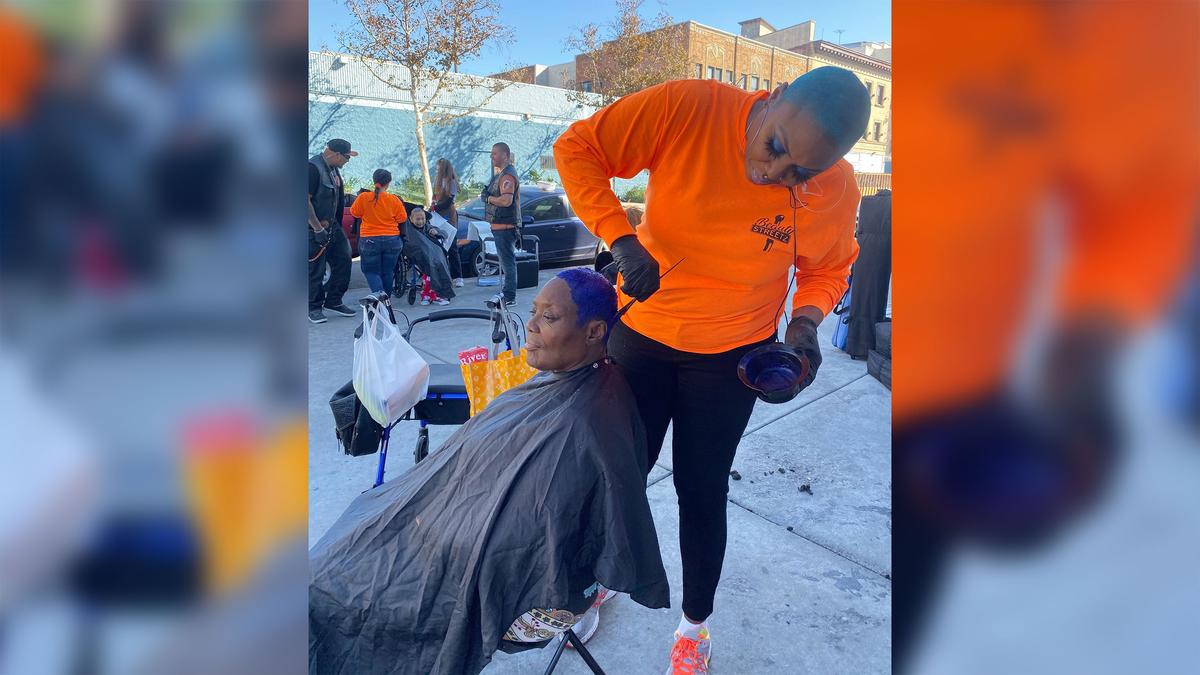 Shirley Raines's nonprofit Beauty 2 The Streetz is dedicated to making those who are homeless look good and feel even better. (Courtesy of Shirley Raines)