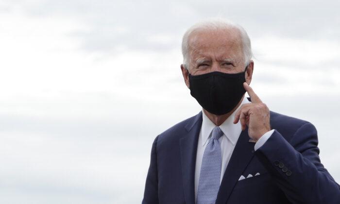 Biden Says He Would Enforce Nationwide Mask-Wearing on Federal Property