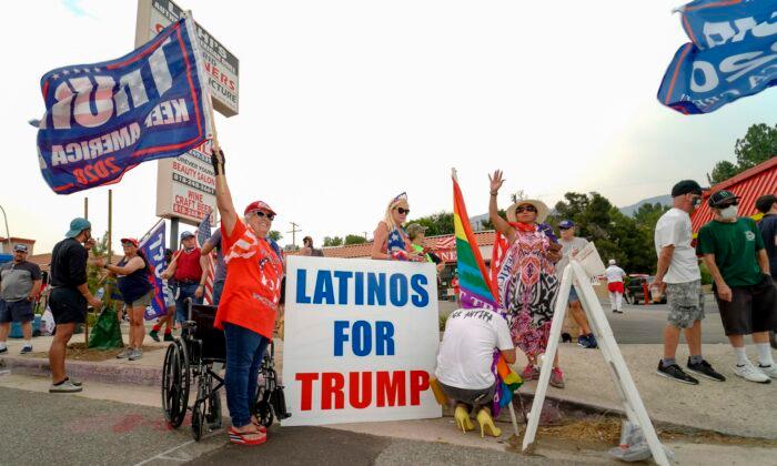Diverse Trump Supporters Turn Out in California