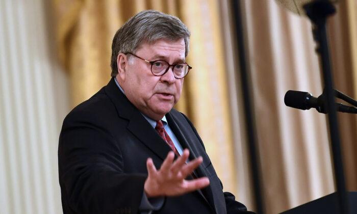 Barr Calls CCP Virus Lockdowns ‘Greatest Intrusion on Civil Liberties’ Since Slavery