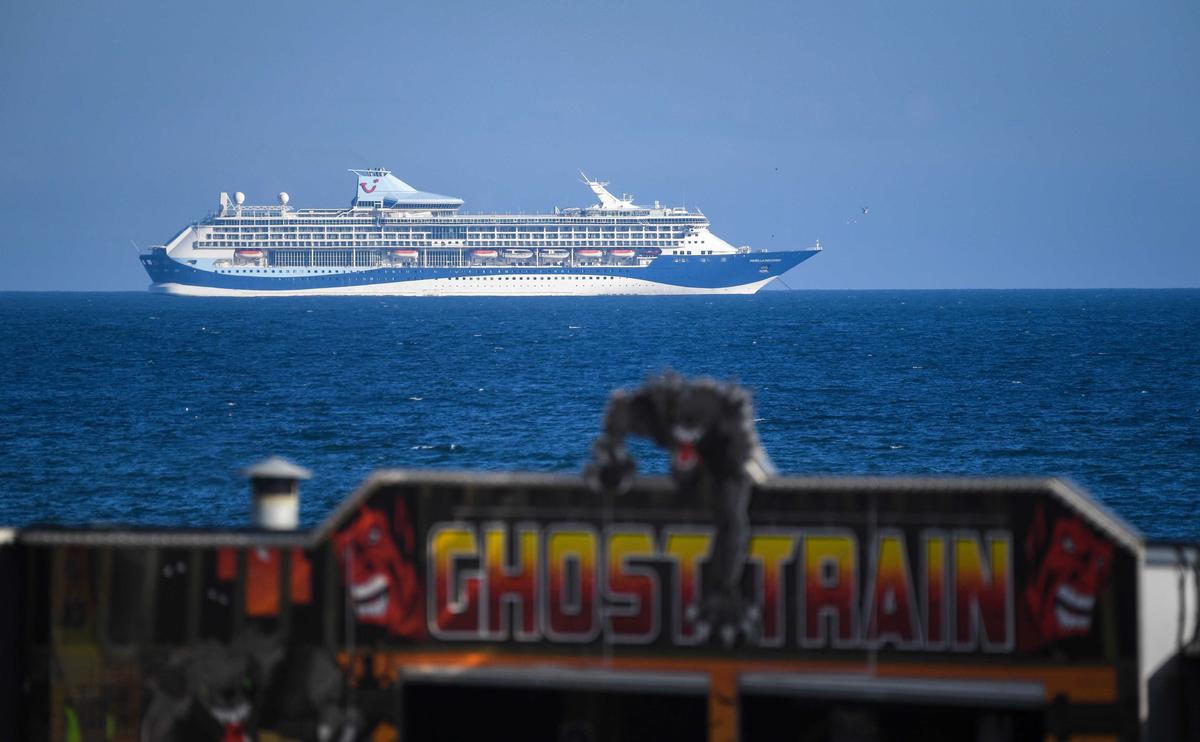 Paul Derham's "Ghost Cruise Tours" offer a unique perspective on these moored vessels. (Finnbarr Webster/Getty Images)