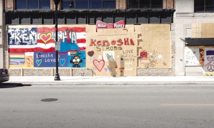 Most Businesses in Downtown Kenosha Boarded Up; Business Owner Says She’s ‘Heartbroken’
