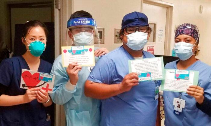 Fremont Teen Siblings Send Thank-You Cards to Health Care Heroes
