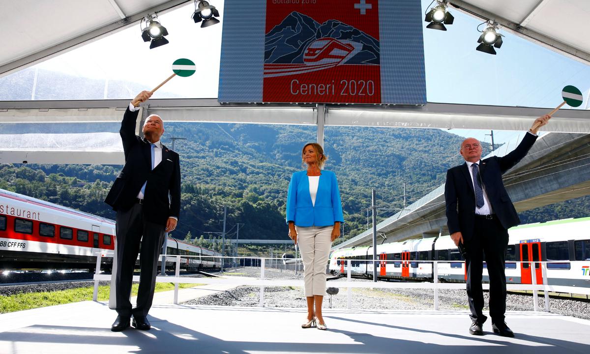 Swiss Complete Trans-European Rail Route With Ceneri Tunnel Under the Alps