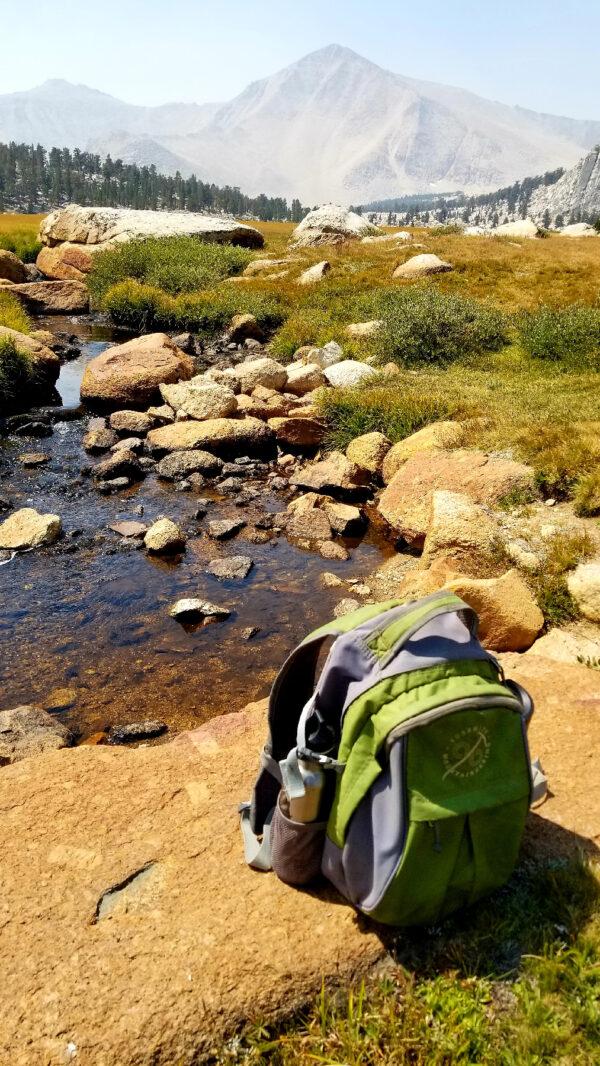 Cottonwood Lake Meadow provides the perfect site for a backpacker's lunch in California's Sierra Madre Mountains near Lone Pine. (Courtesy of Jim Farber)