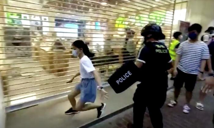 Hong Kong in Shock After Police Tackle a 12-Year-Old Girl